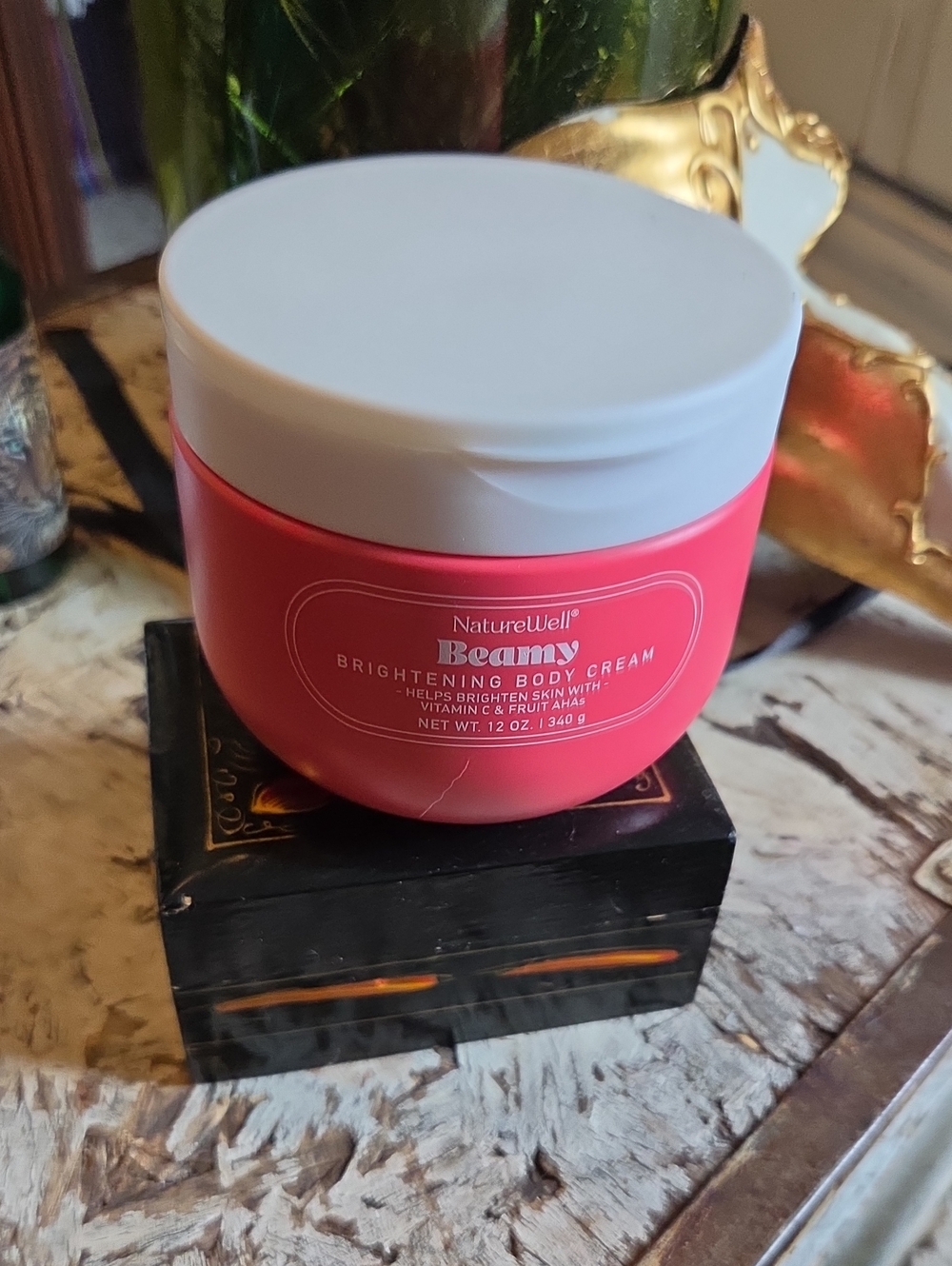 NatureWell Beamy Brightening Body Cream - 12 Oz